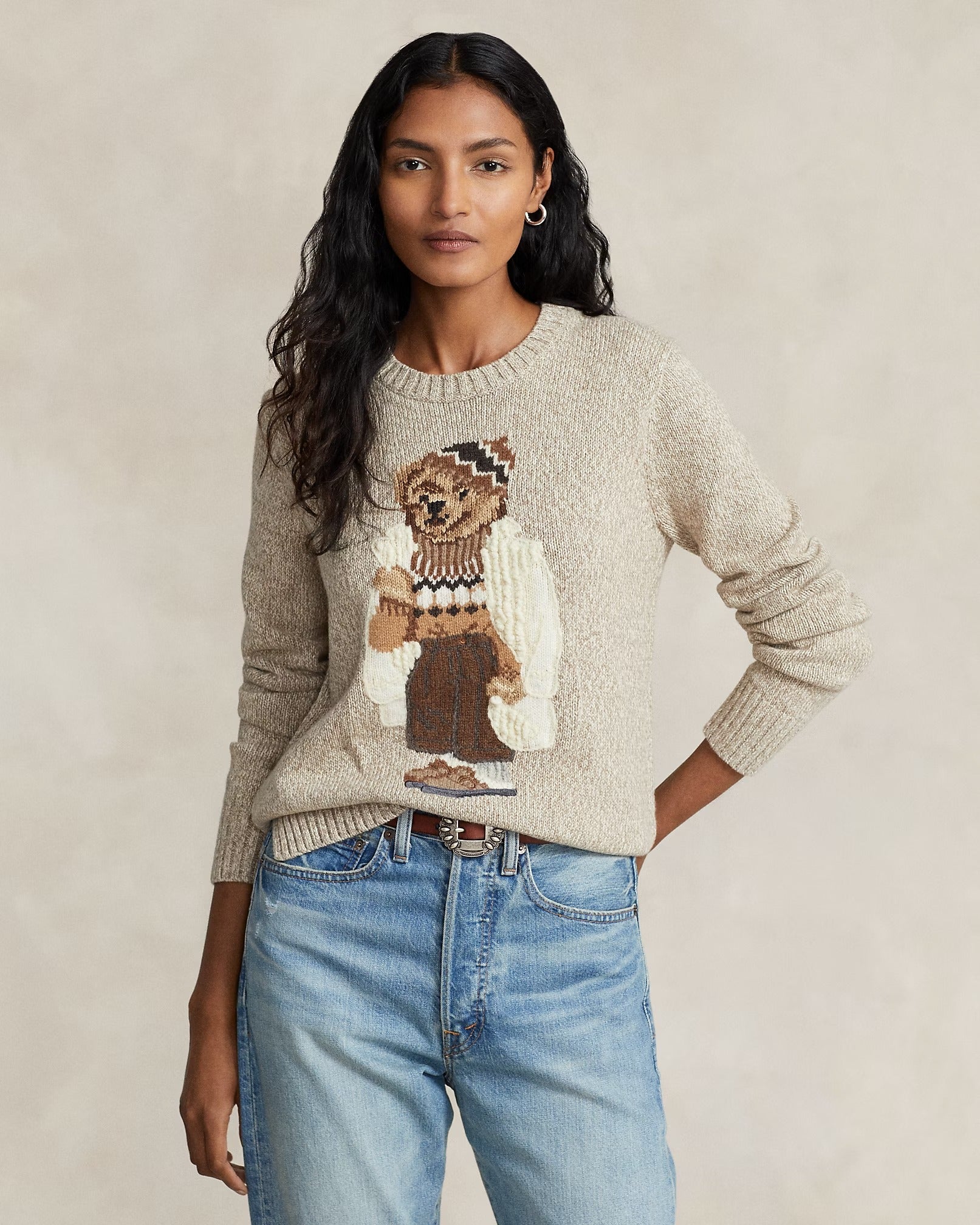 Polo Bear Cotton-Blend Jumper