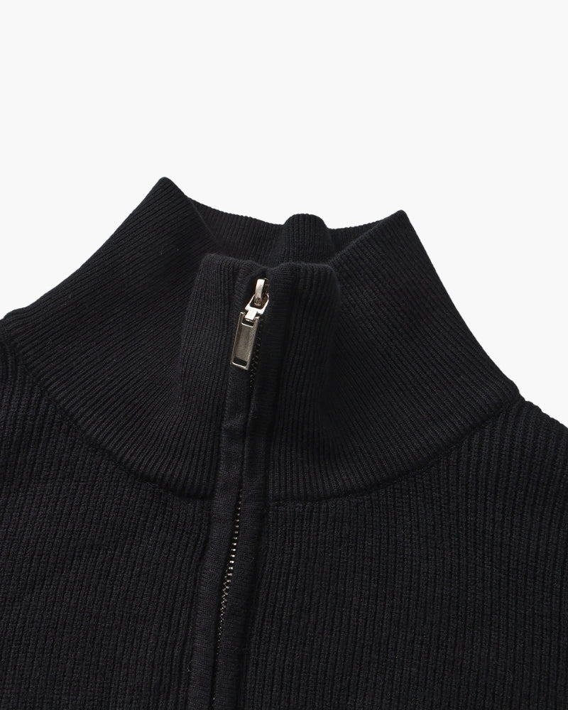 Refined Half-Zip Knit Pullover