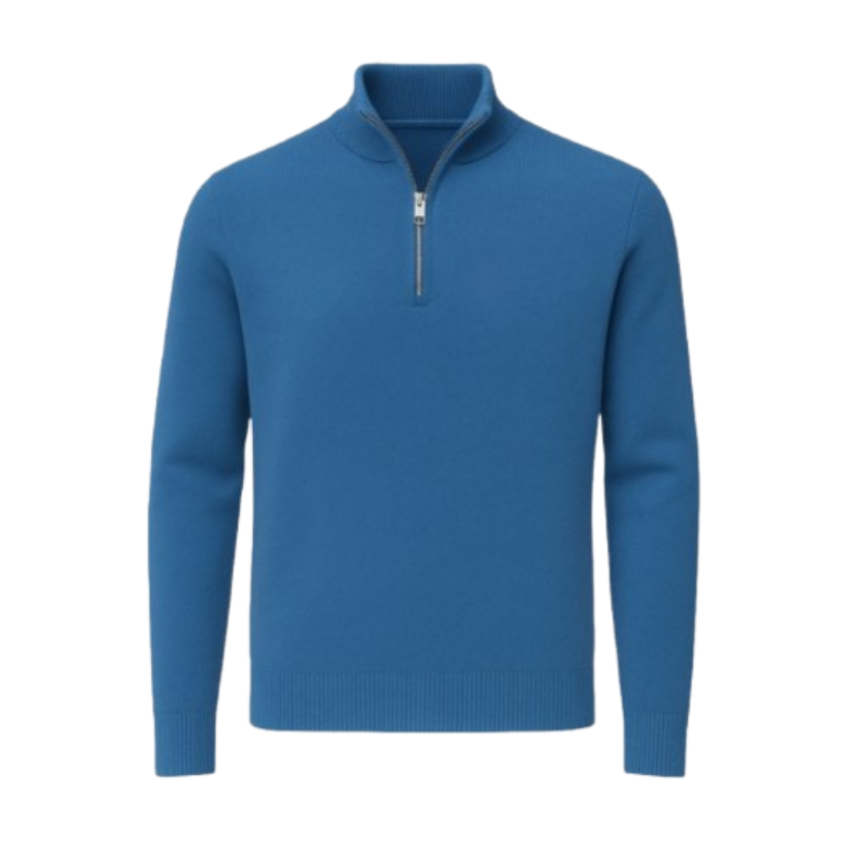 Cotton Sweater with Zipper - Exclusive Promotion