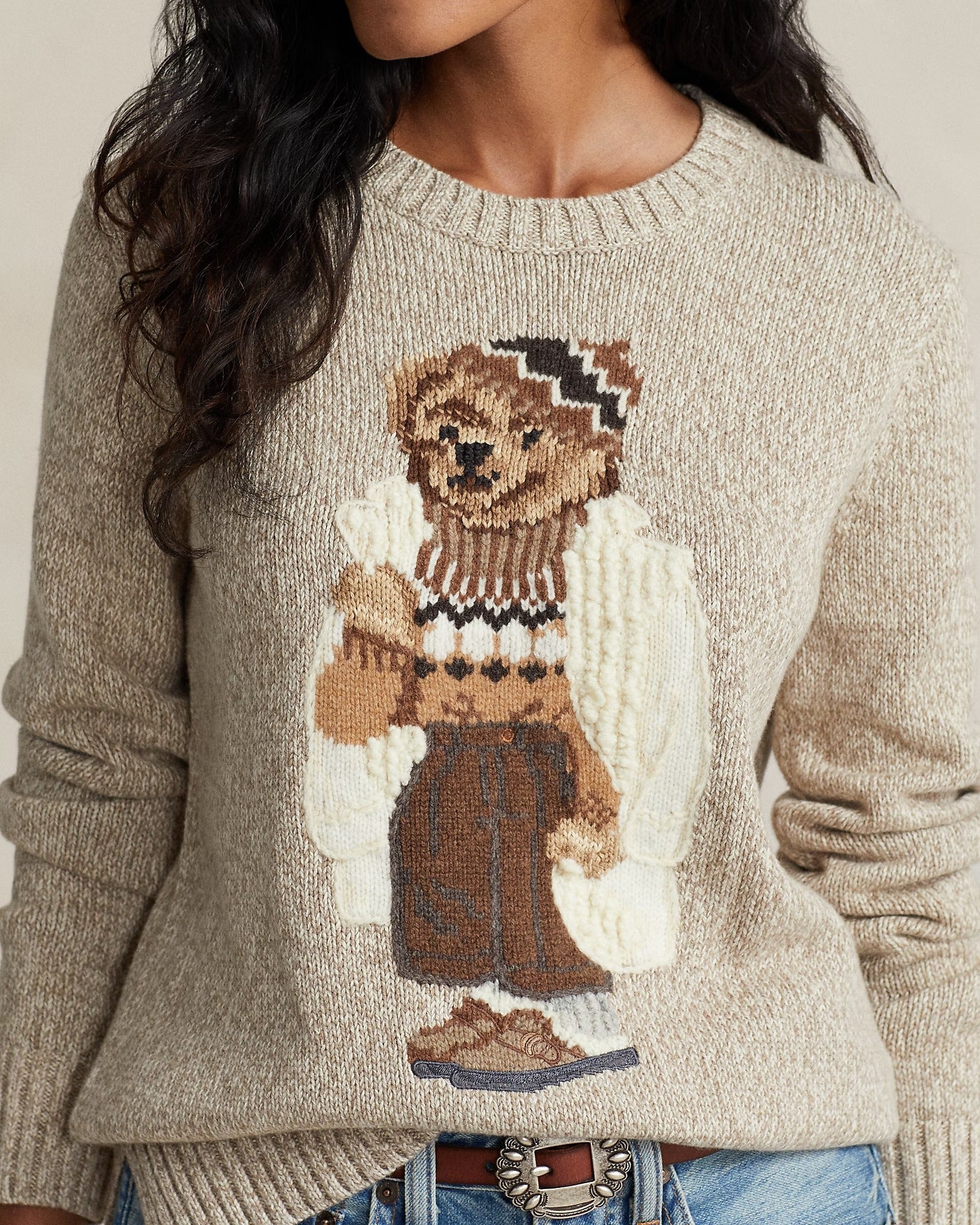Polo Bear Cotton-Blend Jumper